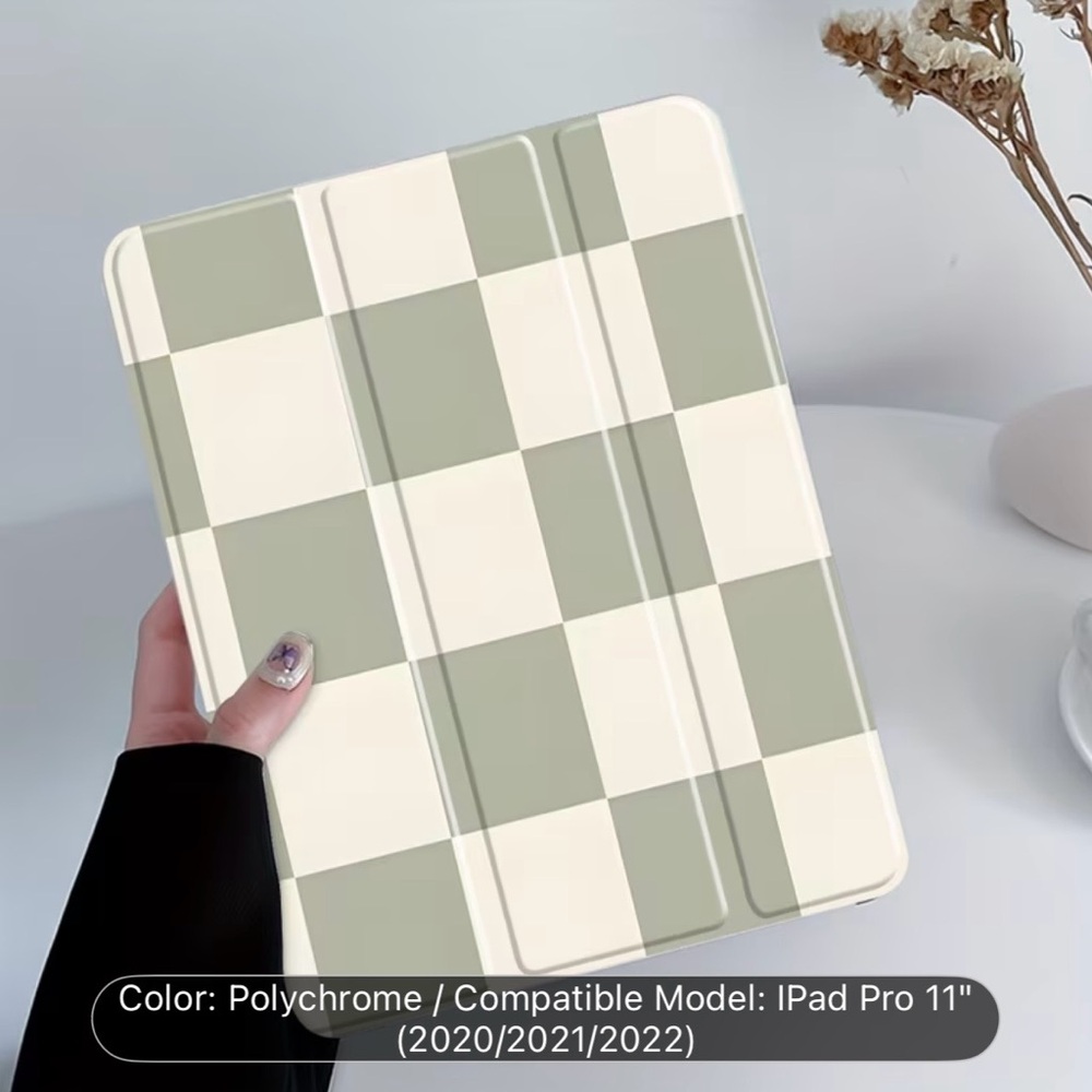 Polychrome Checkered Tablet Case for iPad Pro 11"